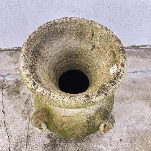 Hand-Decorated Plant Pot with Details For Sale - Image 4 of 7