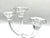 Vintage Three-Light Crystal Candelabra from Villeroy & Boch, 1970s For Sale - Image 8 of 18