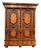 Baroque Hall Cabint in Walnut and Oak, 1750 For Sale