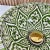 Green Green Ceramic Countertop Round Handmade Sink for Bathroom For Sale - Image 8 of 8