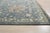 6x9 Beautiful Oushak Blue Traditional Floral Hand Knotted Wool Carpet Rug For Sale In New York - Image 6 of 6