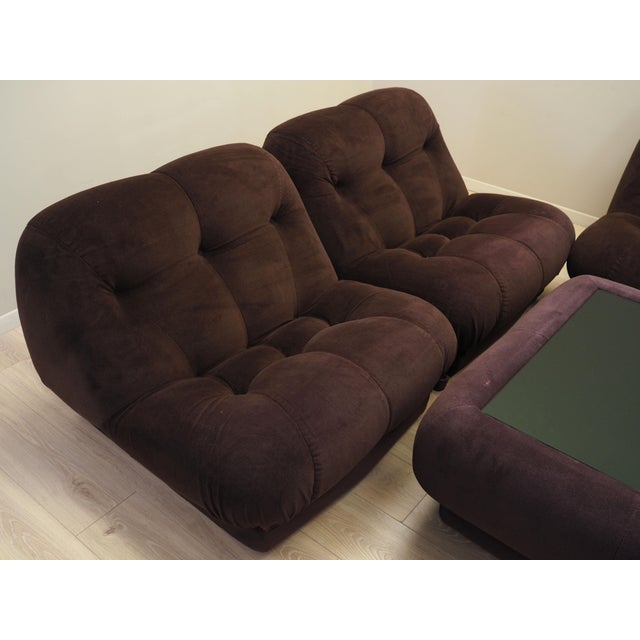 Italian Living Room Set by Rino Maturi for Mimo Padova, 1970s, Set of 7 For Sale - Image 12 of 18