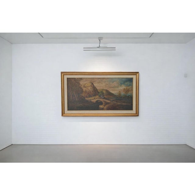 Fascinating and impressive oil on canvas by the master G. Grignani, dated 1983. The work depicts a suggestive, classically...