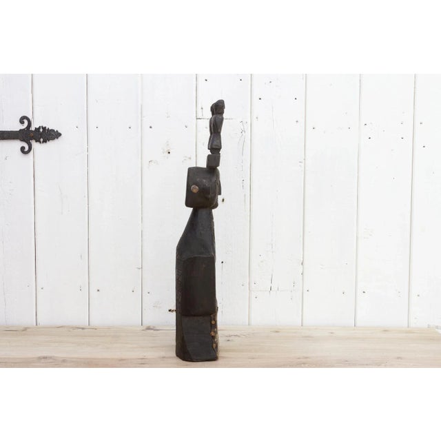 Wood Antique Tribal Sarangi From Nepal For Sale - Image 7 of 13