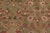 Traditional 1990's Floral Pak-Persian Green/Aubergine Wool Rug - 8'1'' X 10'0'' For Sale In New York - Image 6 of 9