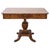 Antique Extendable Walnut Card or Tea Table with Drawer, 1800s For Sale - Image 16 of 16