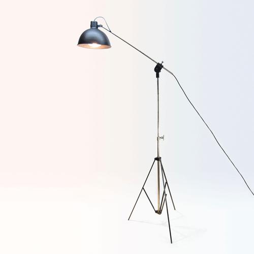 Mid-Century Industrial Floor Lamp For Sale - Image 5 of 10