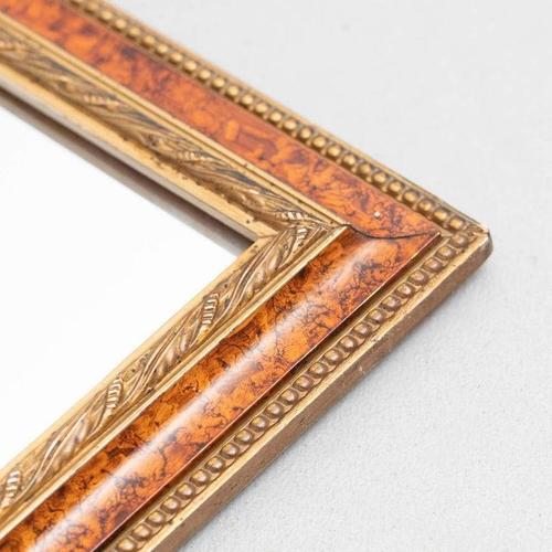 Glass Mid-Century Modern Spanish Handcrafted Wooden Mirror, 1950 For Sale - Image 7 of 13