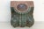 19th Century Finely Carved Turquoise Blue Teak Capital For Sale - Image 5 of 8