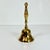 Mid-Century Modern 1970s Mid-Century Brass Dinner or Front Desk Chime Bell Decorative Object. For Sale - Image 3 of 12