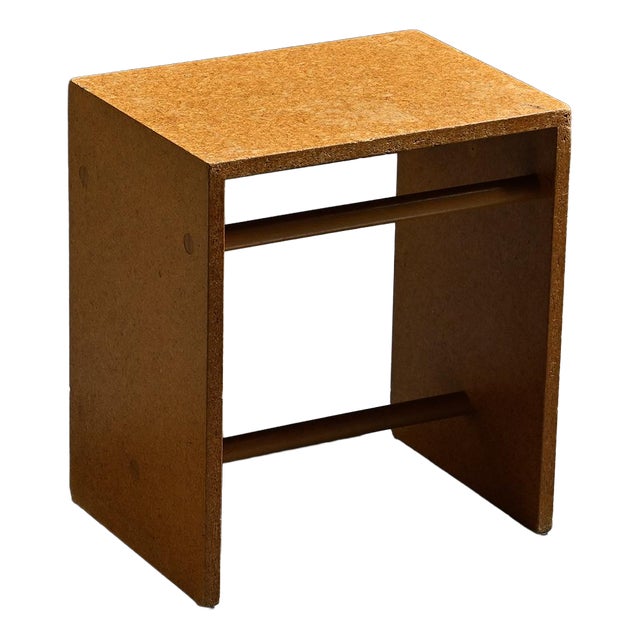 Chipboard Stool from Max Bill, 1962 For Sale