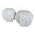 Pair of Vintage Italian White Ceramic Sea Urchin Vases For Sale