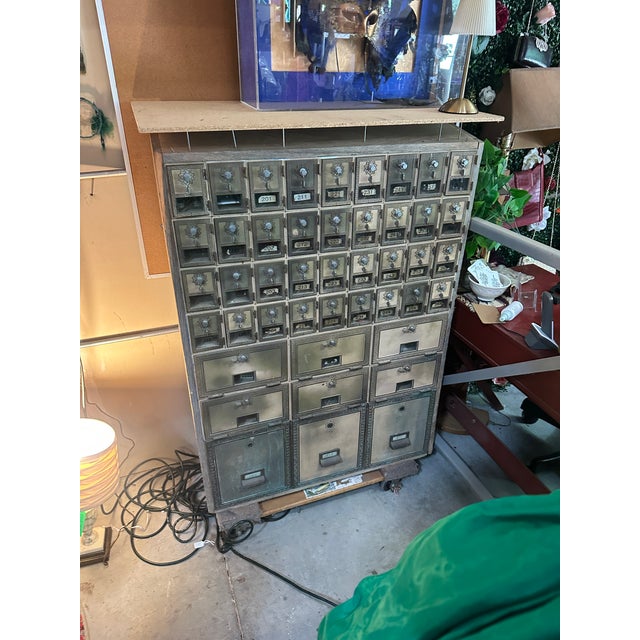 Up for consideration is a beautiful antique post office mailboxes. This would look lovely in your home and it is a great...