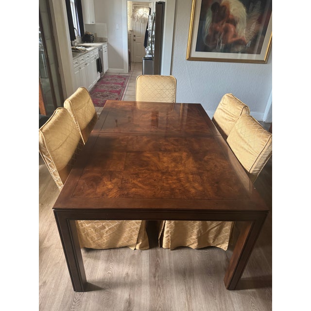 1960s Henredon Campaign Style Dining Room Set For Sale - Image 15 of 15