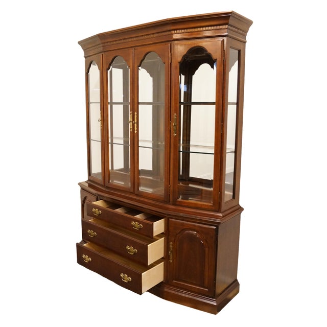 20th Century Traditional Bernhardt Furniture Solid Cherry Buffet With