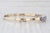Modern Cardow Tanzanite Diamond Bangle Bracelet 14k Yellow Gold 7" For Sale - Image 3 of 8