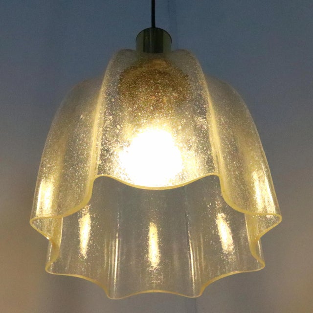 Hanging Lamp from Glashütte Limburg For Sale - Image 6 of 9