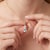 Add a touch of soft, romantic elegance to your everyday look. This breathtaking pendant features a stunning, pear-cut...