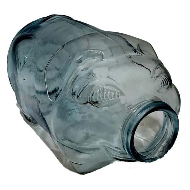 This "Little Pig Went to Market" by Libbey Glass Co. 5 gallon bottle/jug. Very cool decorator item! Length: Approximately...