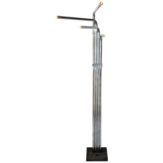 Vintage Chrome Floor Lamp by Goffredo Reggiani, 1970s For Sale - Image 6 of 6