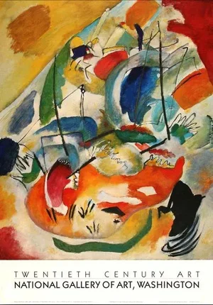 Wassily Kandinsky, Improvisation 31 (Sea Battle) 1913 Museum Poster, 1988