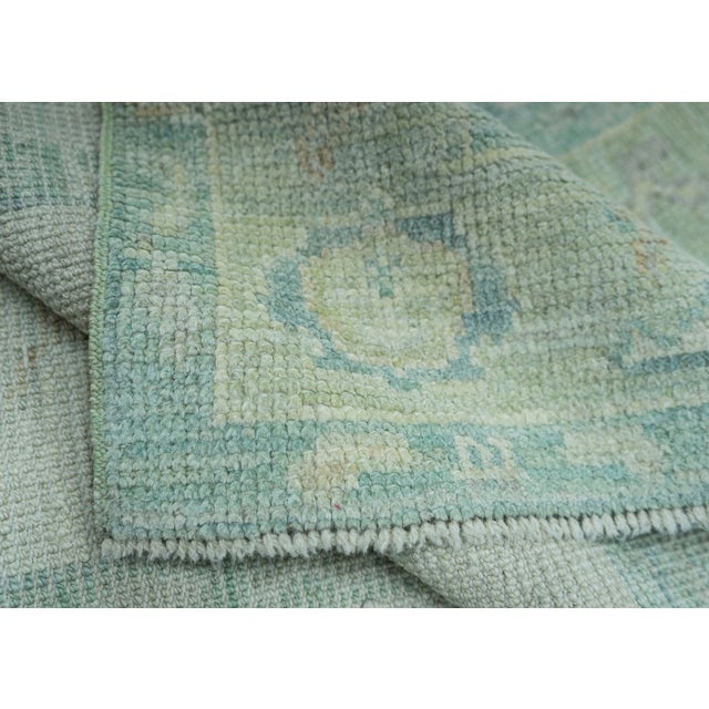 Green Turkish Oushak Rug 2'8" x 18'8" #19274 For Sale - Image 8 of 8