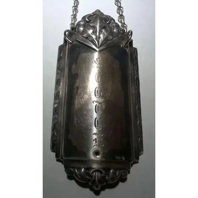 800 Silver Scotch Liquor Bottle Label Decanter Tag For Sale - Image 6 of 8