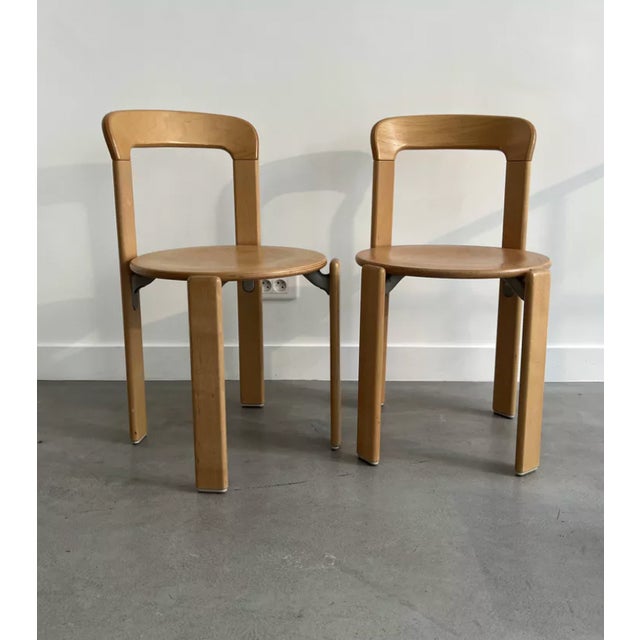 Mid-Century Modern Set of Chairs by Bruno Rey for Kusch & Co., 1970s For Sale - Image 3 of 12