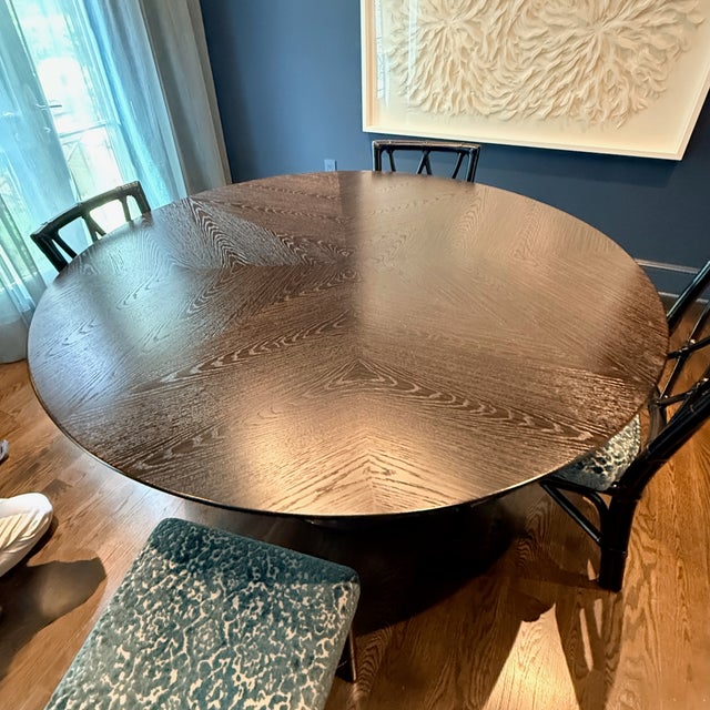Contemporary Julian Chichester 60” Dakota Dining Table For Sale - Image 3 of 11