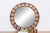 Indian Precious Floral Mother of Pearl Inlay Round Mirror For Sale - Image 3 of 8