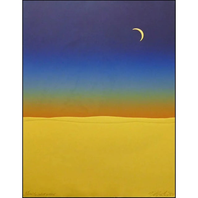 Impressionist Noel DeGaetano "End of an Era" Diptych Signed Numbered Collagraph Artwork, 2pc For Sale - Image 3 of 7