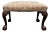 Georgian Style Ball & Claw Foot Bench For Sale