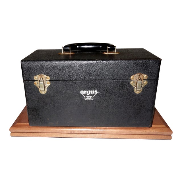 Cinema Equipment Carry Case Circa 1940s Artifact For Sale