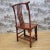 Early 20th Century Antique Shanxi Province Red Lacquer Elm Side Chair For Sale - Image 5 of 10