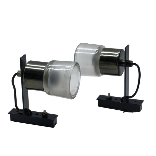 Marco Zanuso 6118 Wall Lamps by Marco Zanuso for Oluce, Italy, 1950s, Set of 2 For Sale - Image 4 of 7