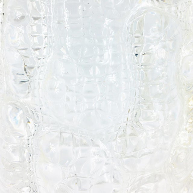 Mid-Century Modern 1960s Mid-Century Modern Scandinavian Glass and Brass Sconce by Carl Fagerlund for Orrefors, Sweden For Sale - Image 3 of 11
