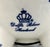 Ceramic Vintage Blue and White Delft Style Floral Ceramic Piggy Bank – Dutch Colonial, Folk Art For Sale - Image 7 of 9
