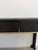Hickory White Modern Black Lacquer Console Desk With Brass Trim and Drawer For Sale In Nashville - Image 6 of 12