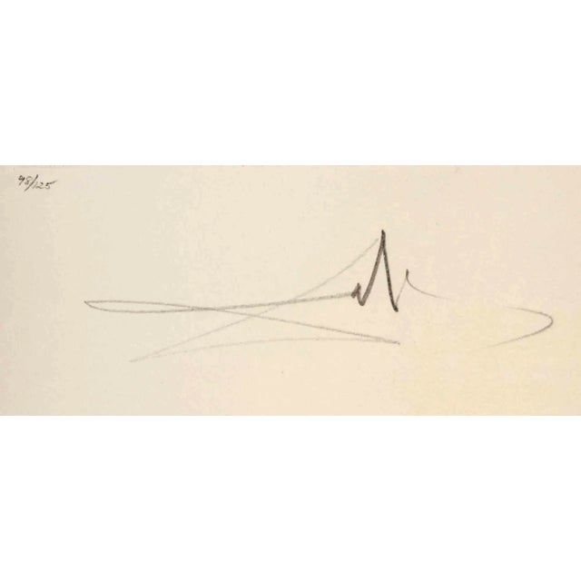 L'Ange Gabriel is an original etching and aquatint realized by Salvador Dali in 1972. The artwork represents an episode of...