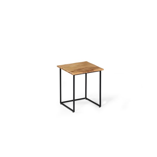 Wood Avinash 3pc Set Nest Table For Sale - Image 7 of 10