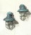 Vintage Maritime Solid Copper & Brass Sconces Size 14” High X 9” Wide X 10” Deep For Sale - Image 9 of 17