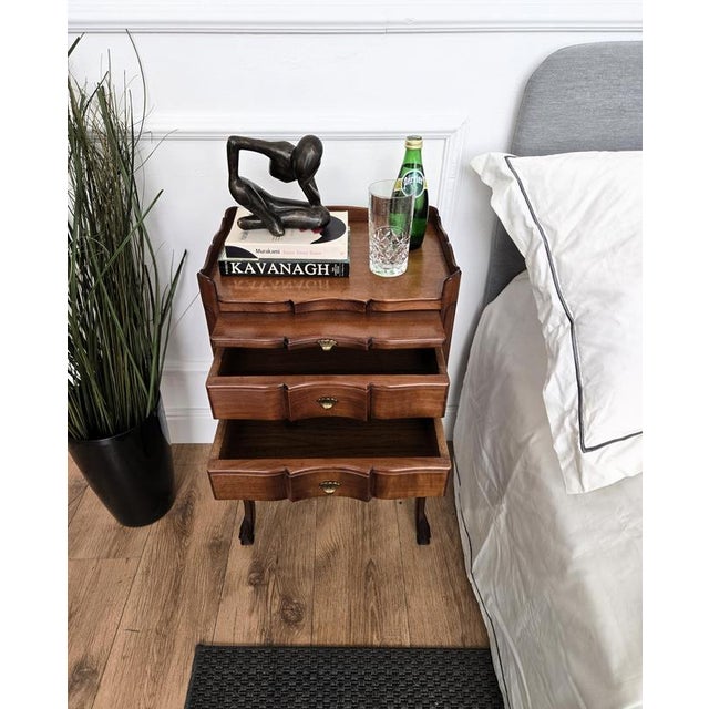 French Nightstands, 1940s, Set of 2 For Sale - Image 3 of 9