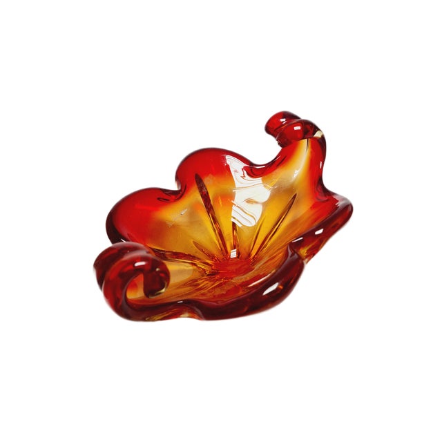 Mid-Century Italian Murano Glass Bowl by Flavio Poli for Mandruzzato, 1950s For Sale - Image 6 of 18