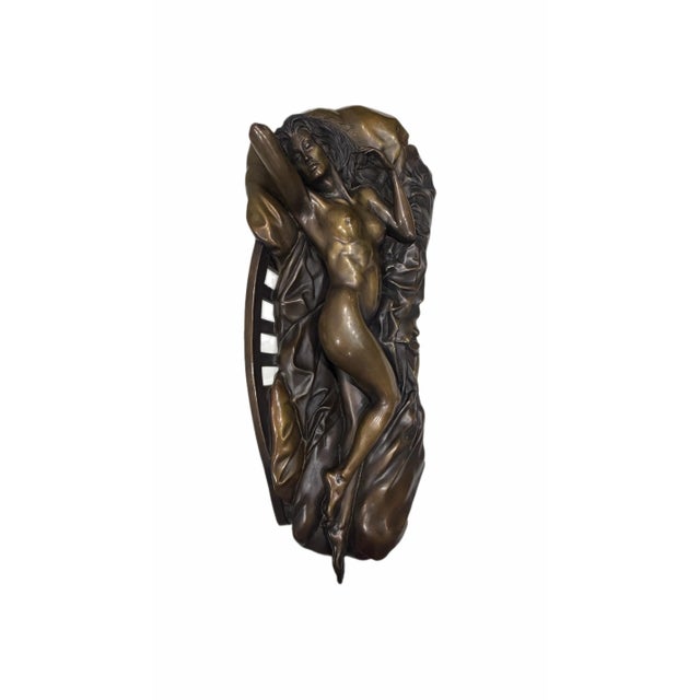 1996 Bill Mack "Tranquility" Limited Edition Bronze Reclining Nude Sculpture For Sale In Miami - Image 6 of 8