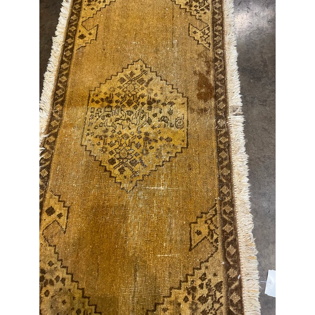 Traditional 1990 Old Persian Tabriz Area Rug 1'8" X 3'9" For Sale - Image 3 of 8