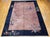 Vintage Hand-Knotted Chinese Art Deco Rug, Wool Pagoda Floral Motif, 9' x 12' For Sale - Image 9 of 17