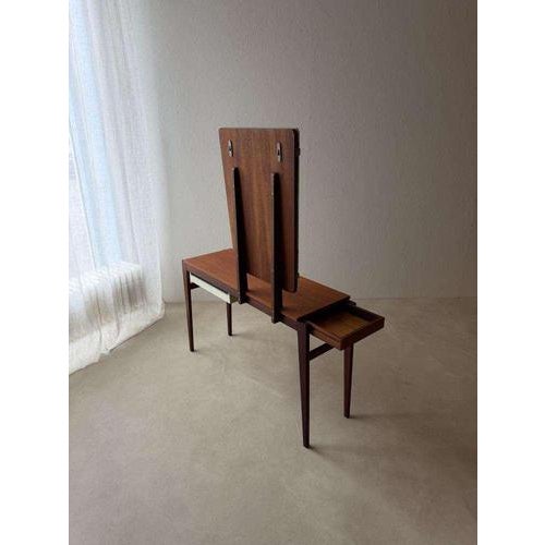 Vintage Dressing Table in Mahogany and Teak, 1960s For Sale - Image 11 of 13