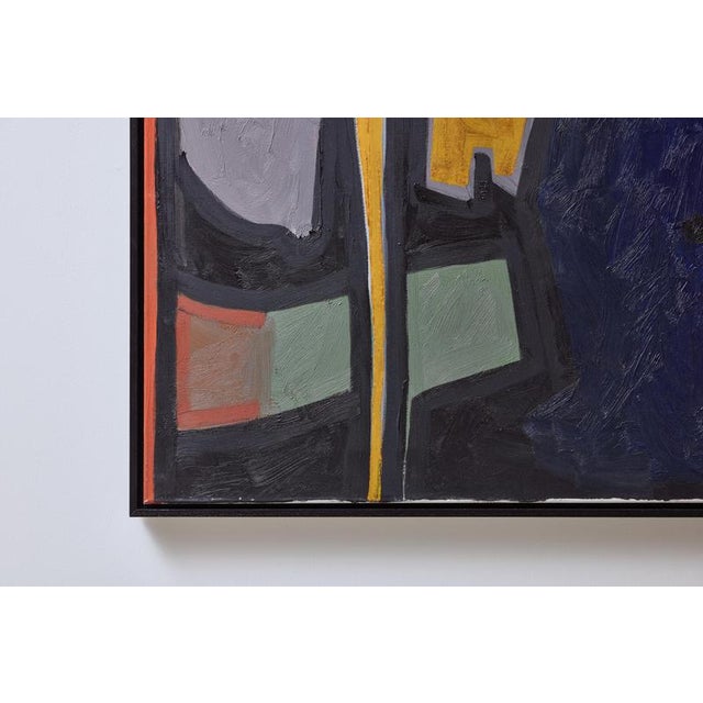 Textile Bob Blankwaard, Abstract Composition, 2000, Oil on Canvas For Sale - Image 7 of 12