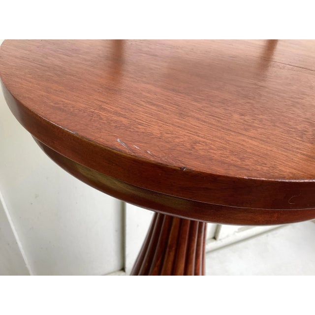 Late 18th Century Victorian Aesthetic Movement Red Mahogany Pedestal or Plant Stand For Sale - Image 9 of 9