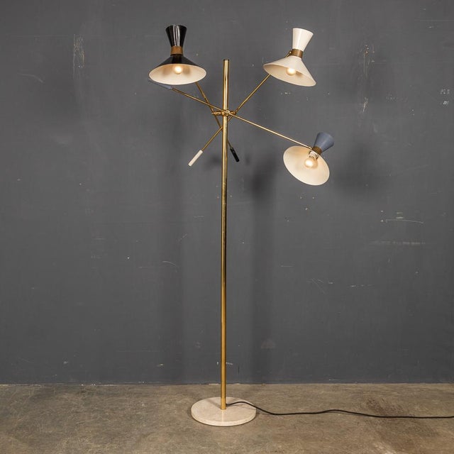 Italian Articulated Standing Floor Lamp, 1970s For Sale - Image 4 of 15